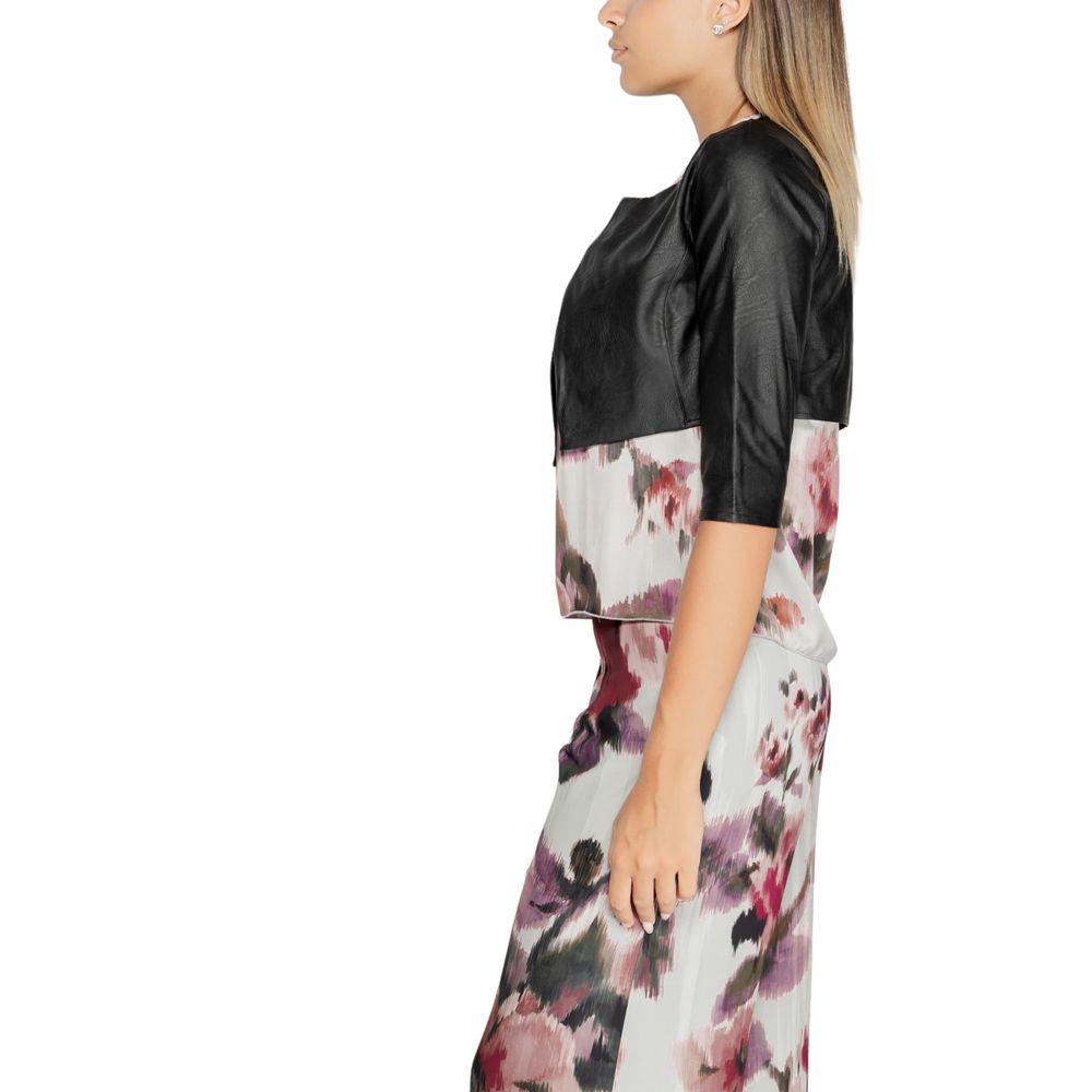 Black Polyethylene Cardigan