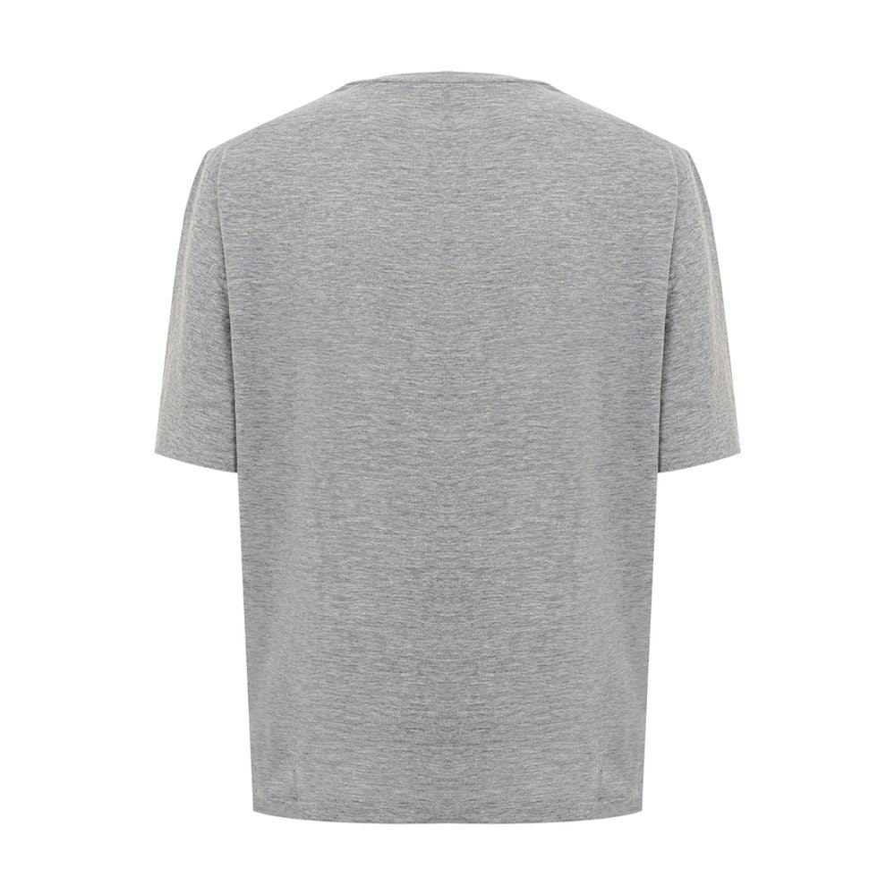 Gray Cotton T-Shirt