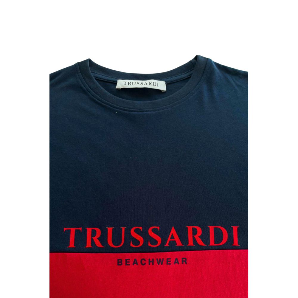 Red Cotton Men T-Shirt