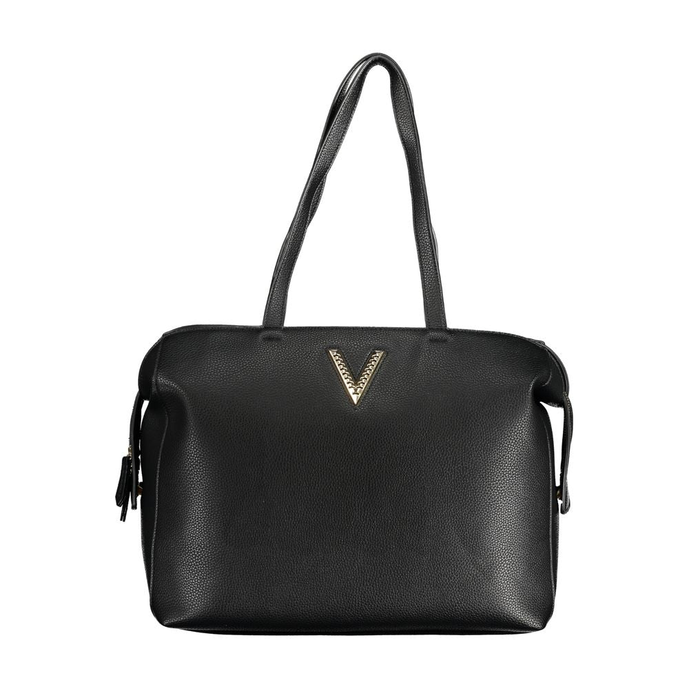Black Polyurethane Women's Bag