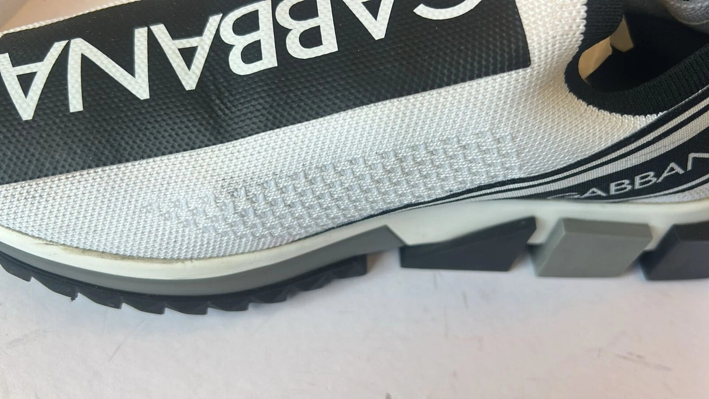 White Black Slip On Sorrento Sneakers Shoes