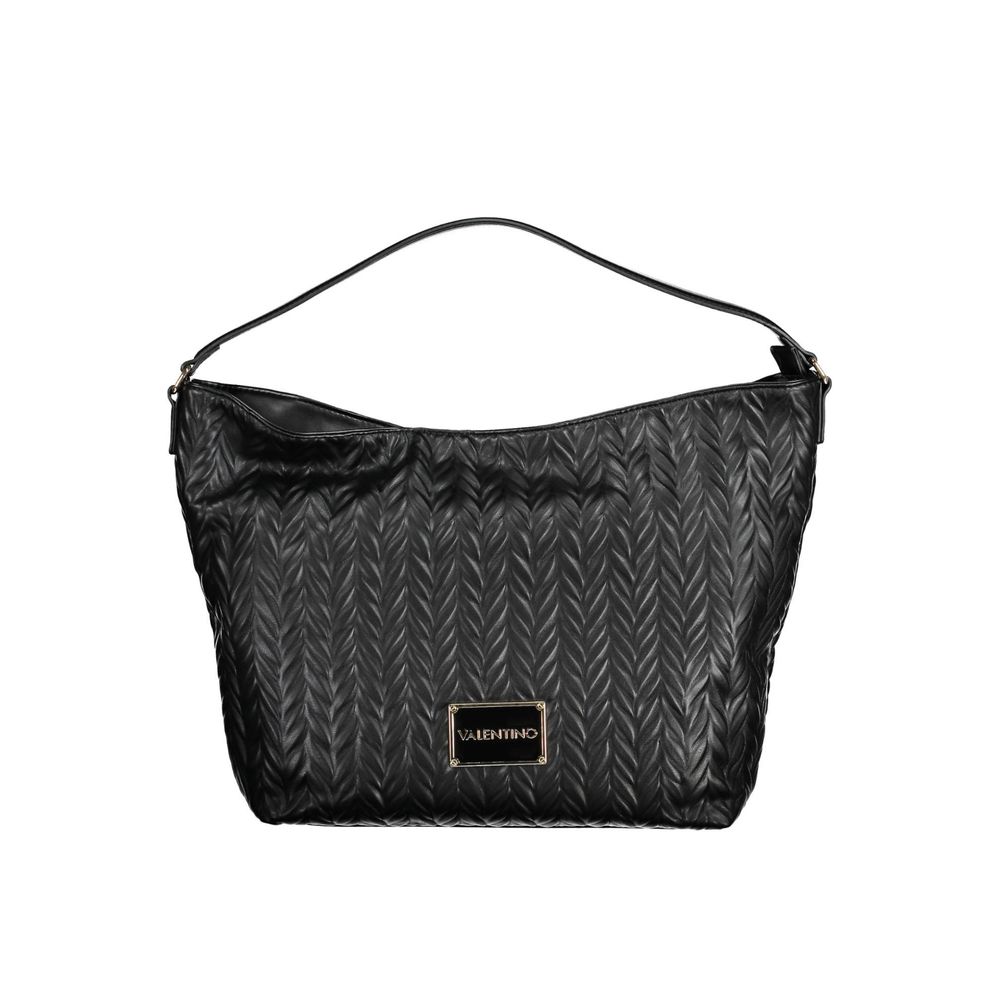 Black Polyurethane Women's Bag