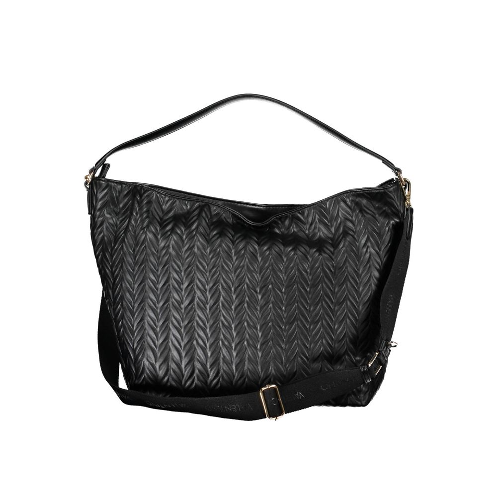 Black Polyurethane Women's Bag