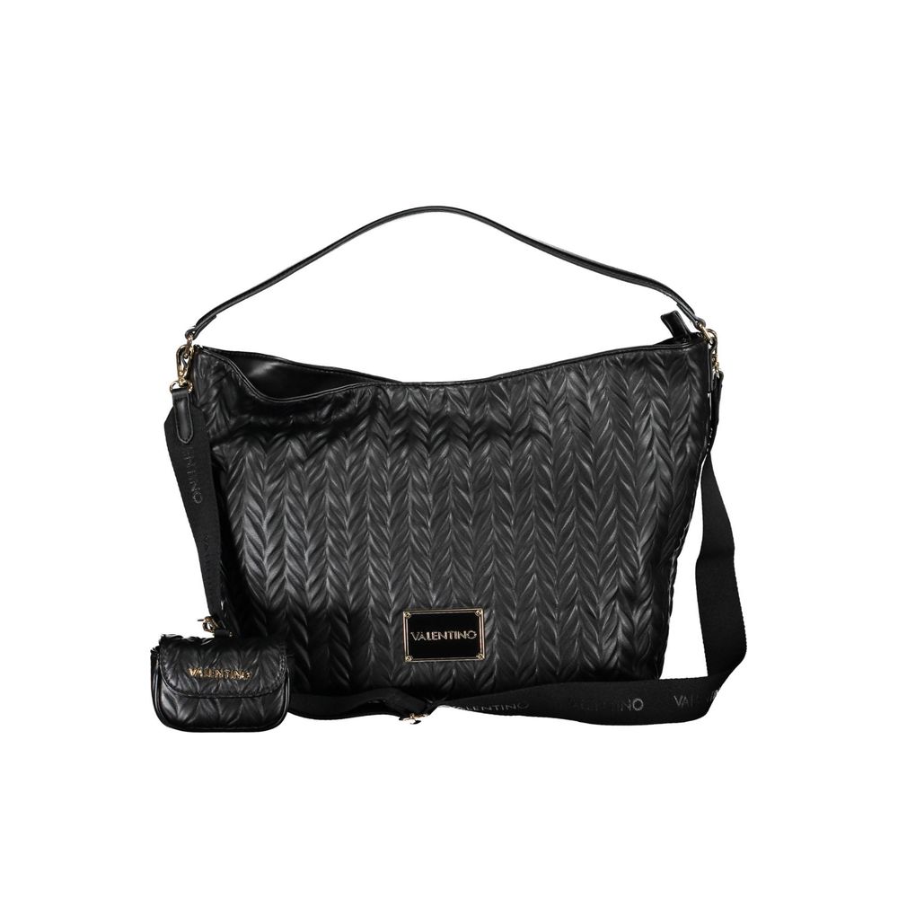 Black Polyurethane Women's Bag