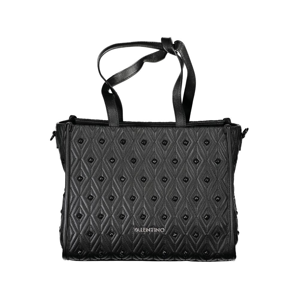 Black Polyurethane Womens Bag