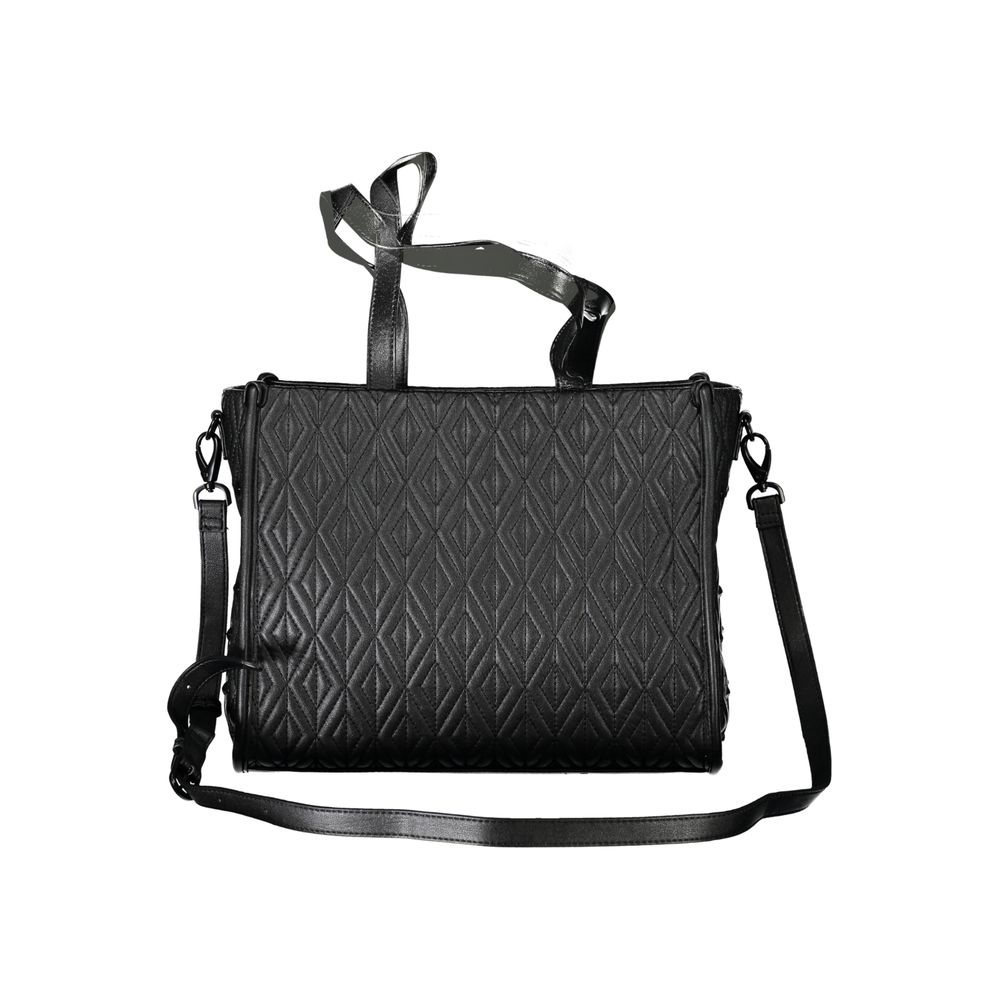 Black Polyurethane Womens Bag