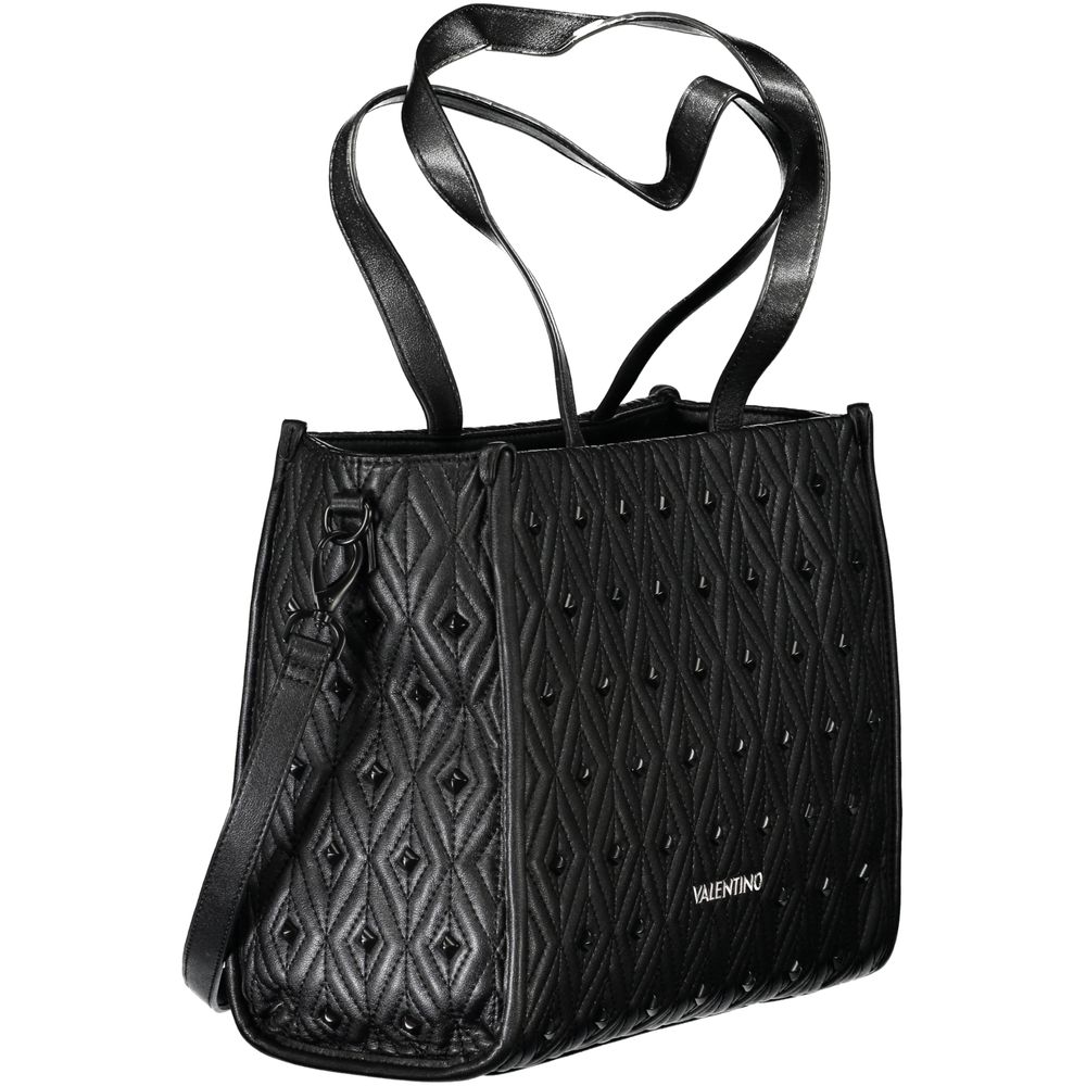 Black Polyurethane Womens Bag