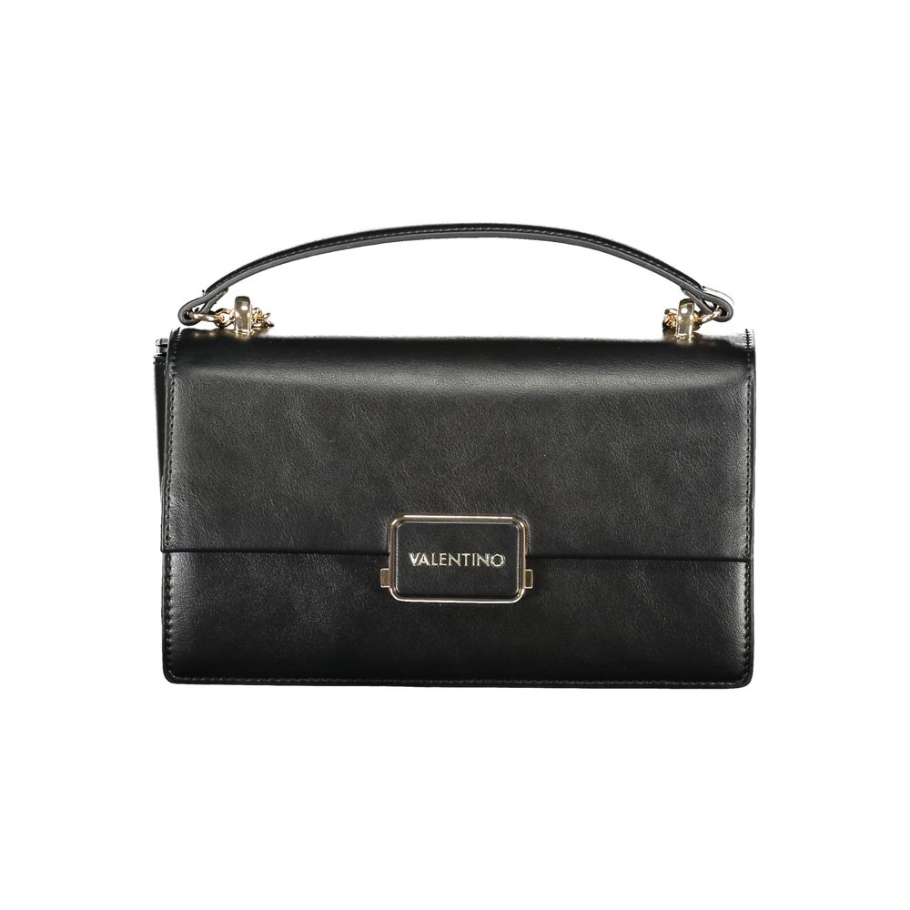 Black Polyurethane Women's Bag