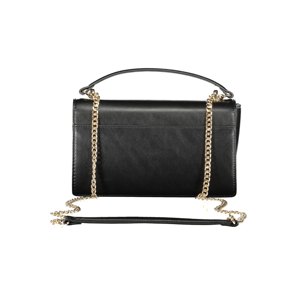 Black Polyurethane Women's Bag