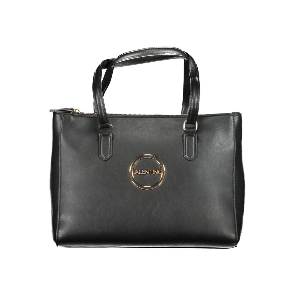 Black Polyurethane Women's Bag