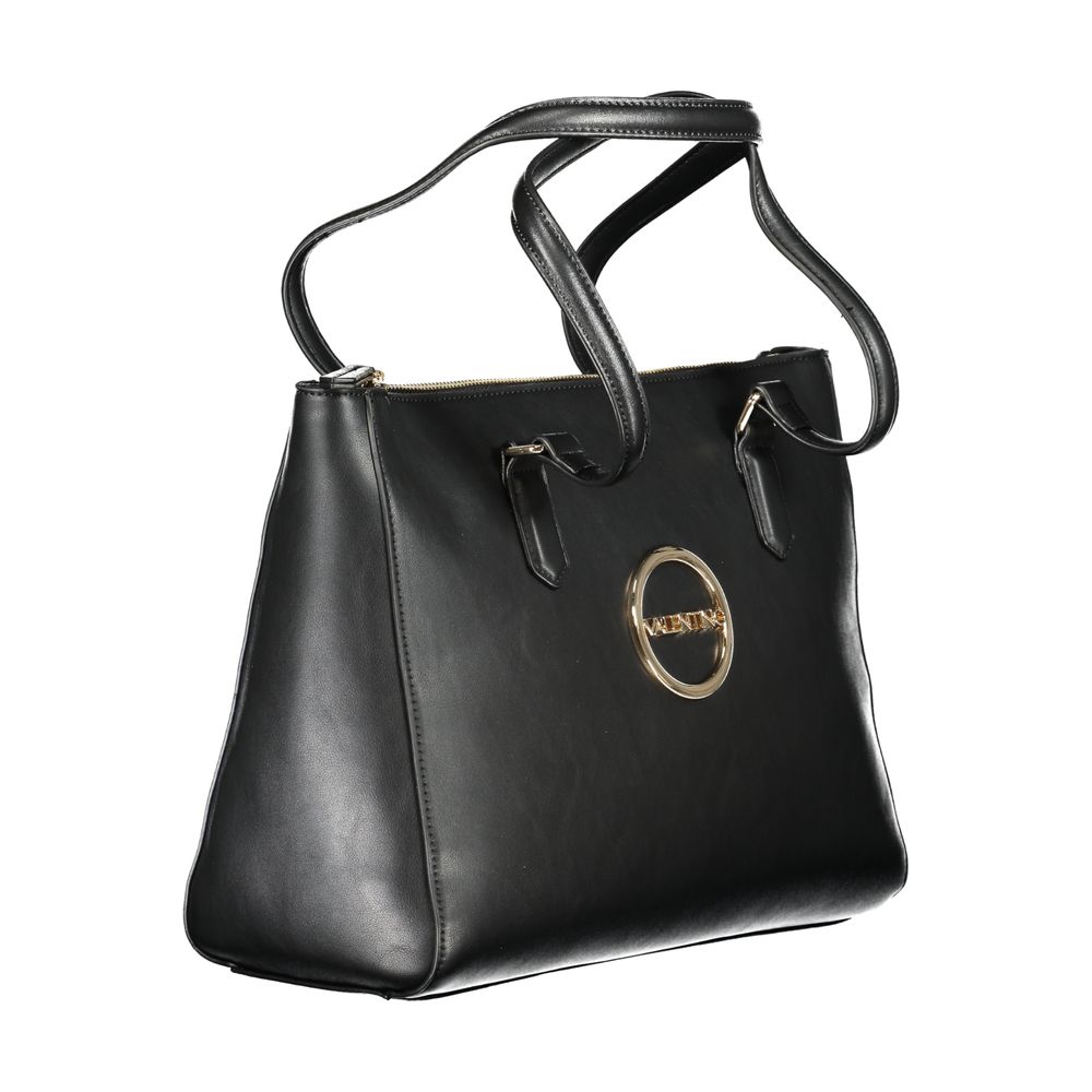 Black Polyurethane Women's Bag