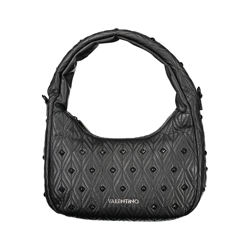 Black Polyurethane Women's Bag