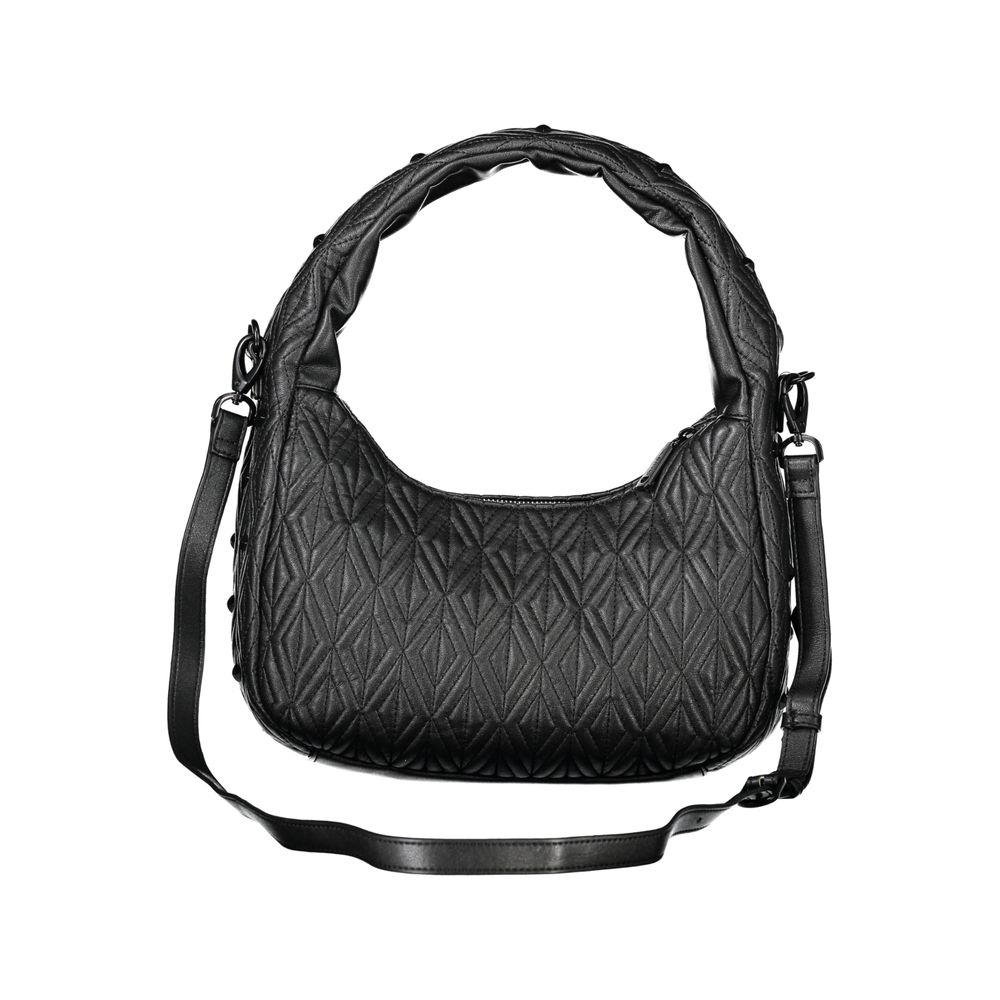 Black Polyurethane Women's Bag