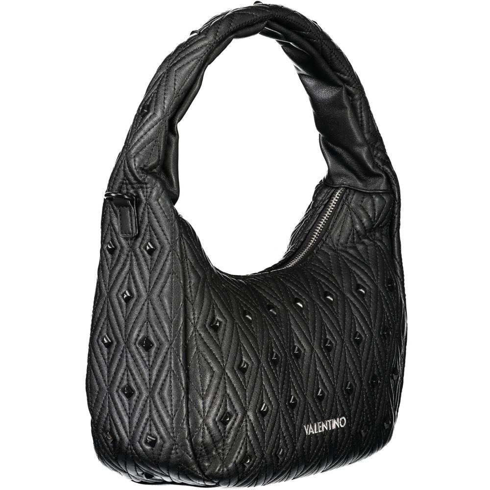 Black Polyurethane Women's Bag
