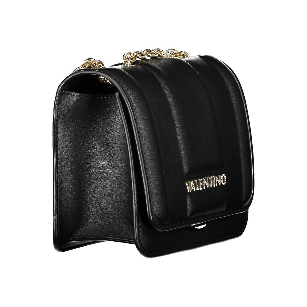 Black Polyurethane Women's Bag