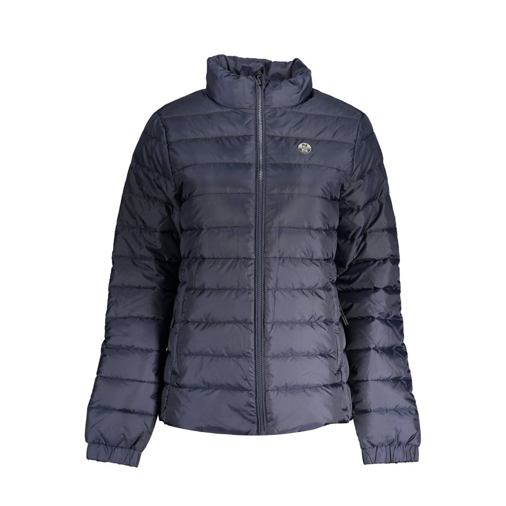 Blu Polyester Women Jacket