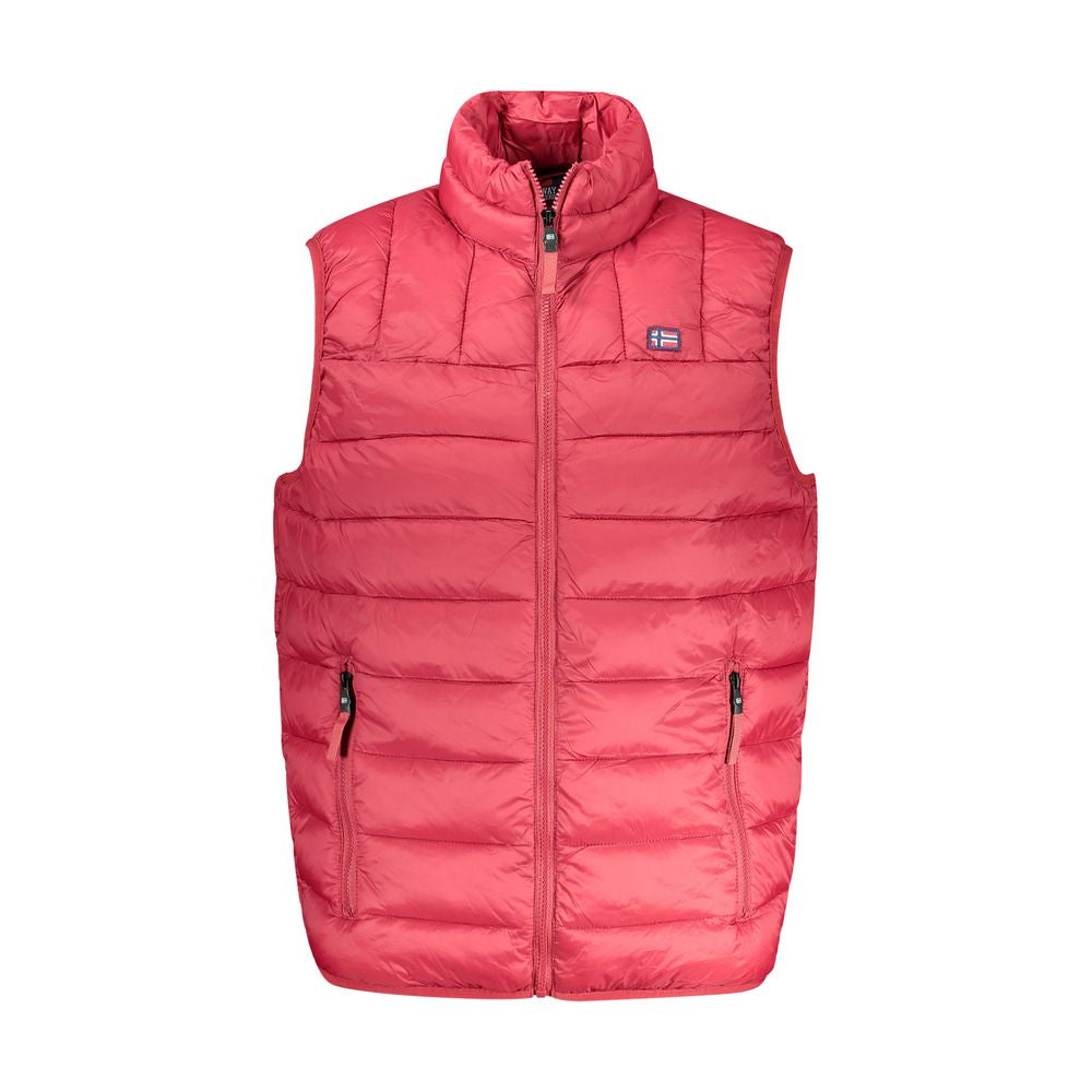 Rosso Polyamide Men's Vest
