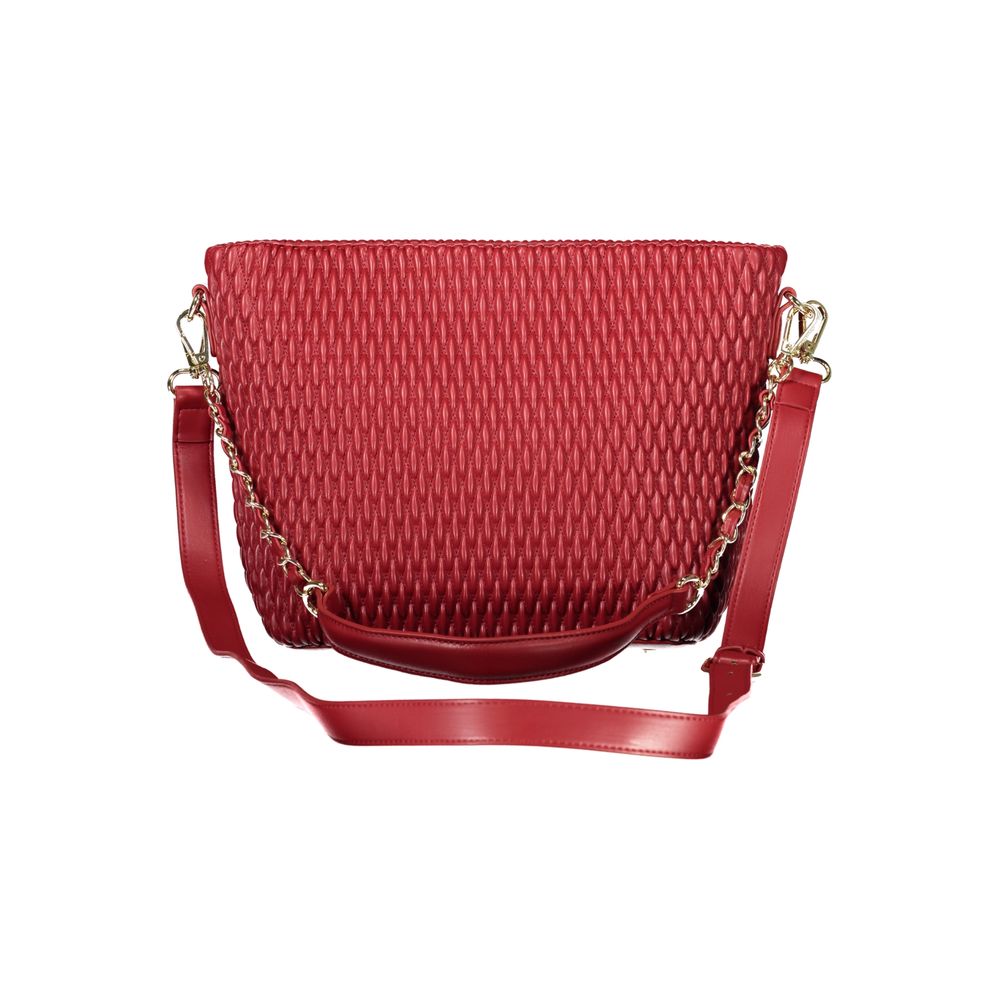 Rosso Polyurethane Women's Bag with Removable Shoulder Strap