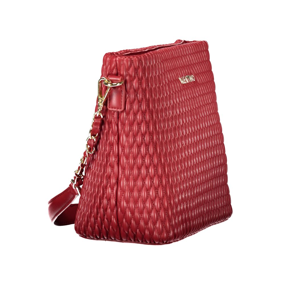 Rosso Polyurethane Women's Bag with Removable Shoulder Strap