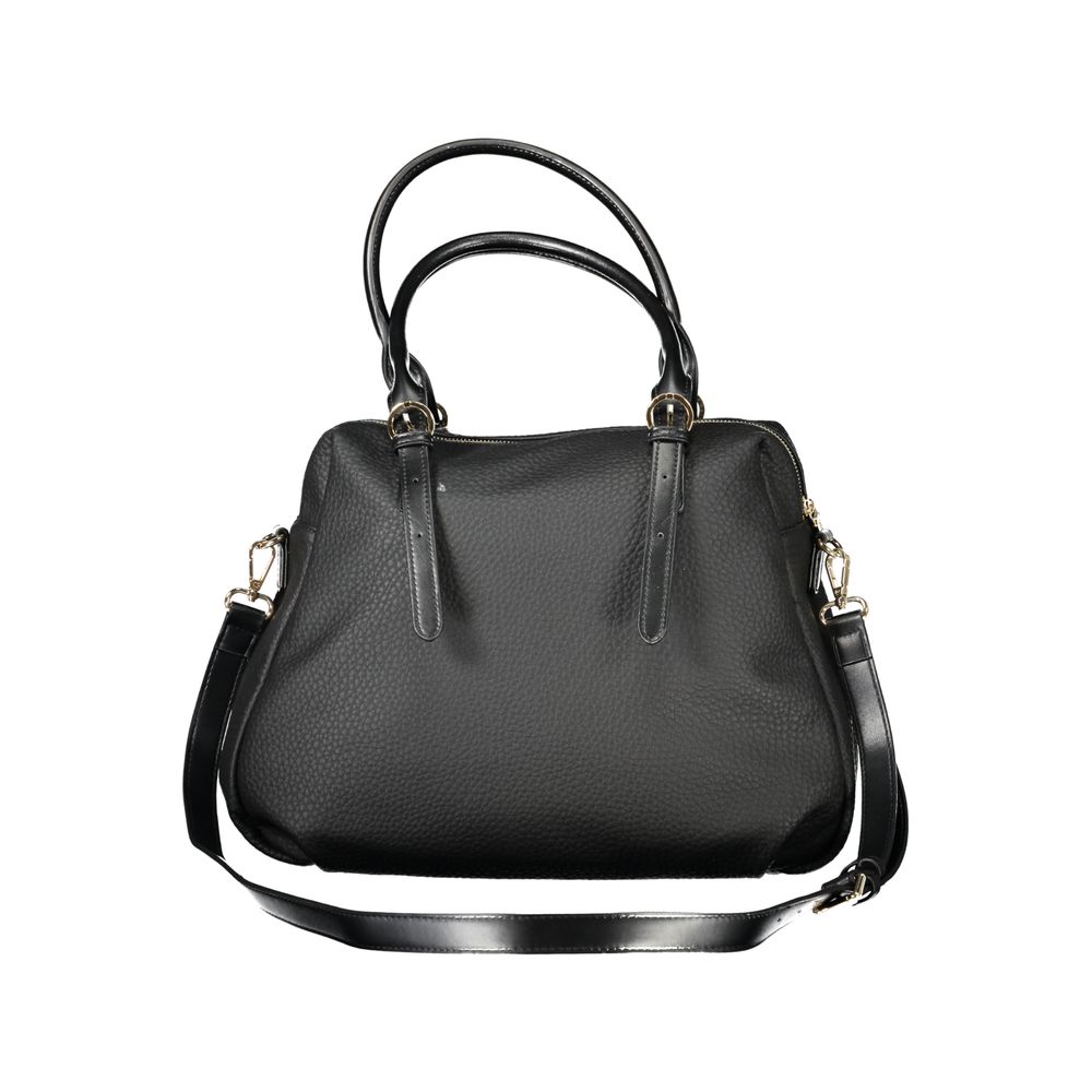 Black Polyurethane Womens Bag