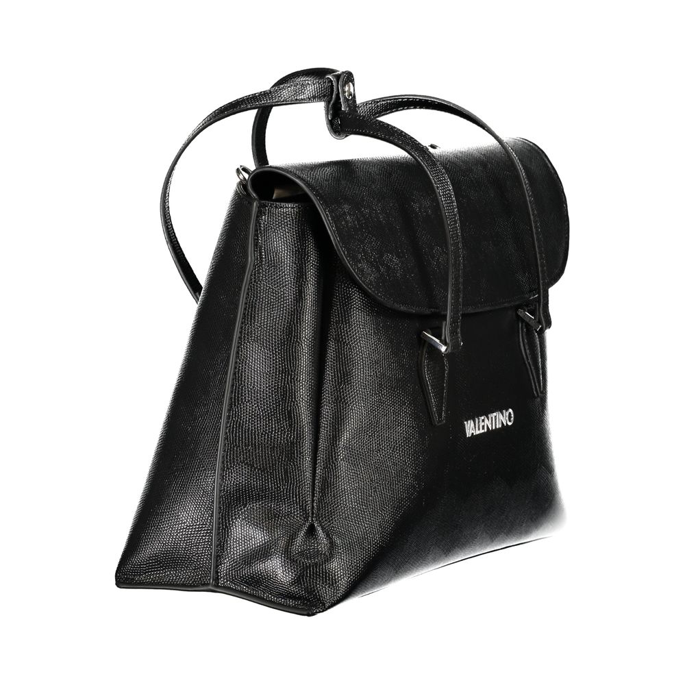 Black Polyurethane Women's Bag