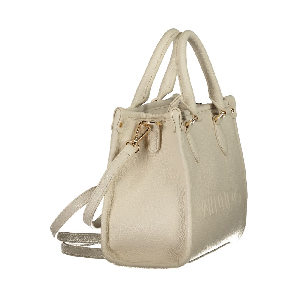 Beige Polyurethane Women's Bag