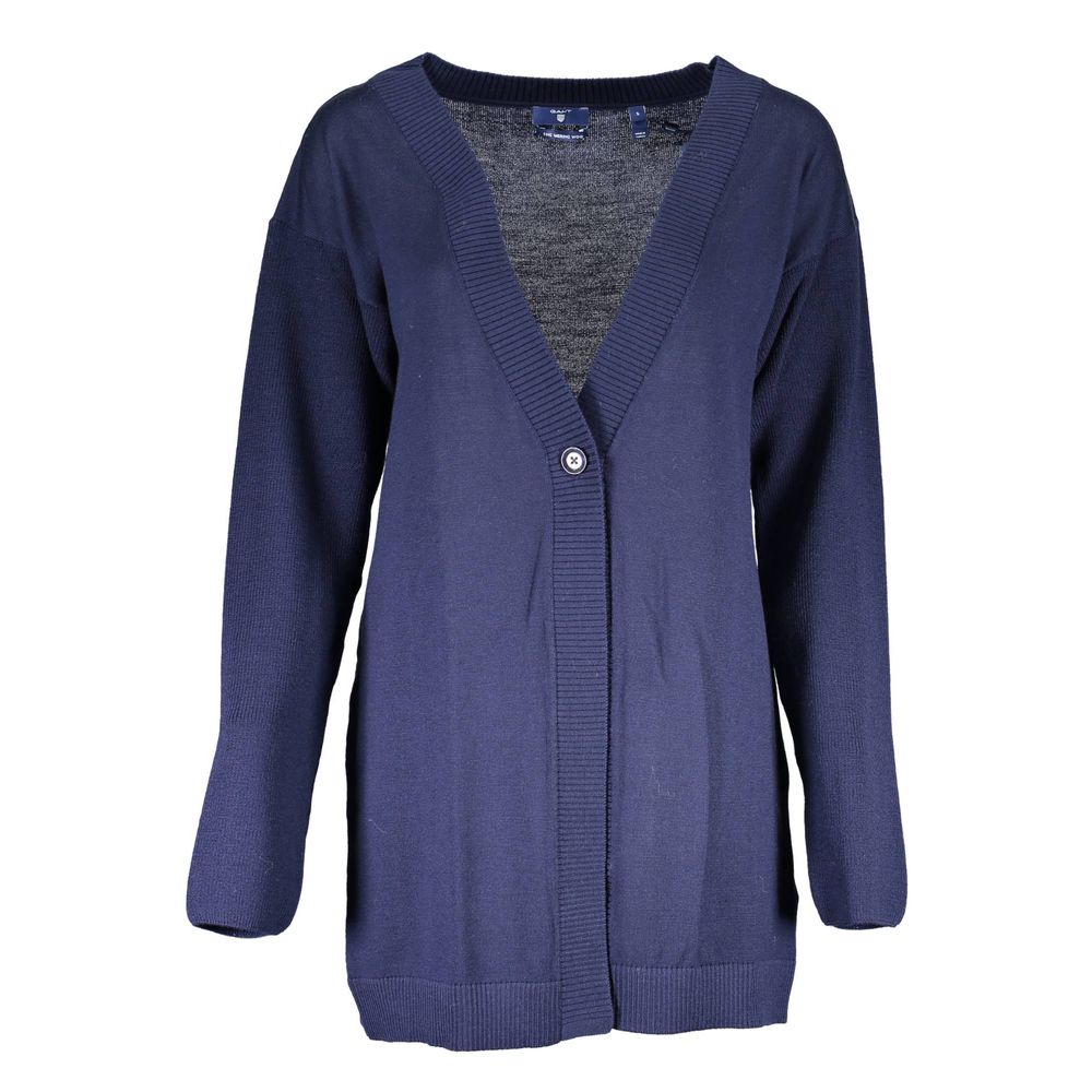 Blu Wool Womens Cardigan