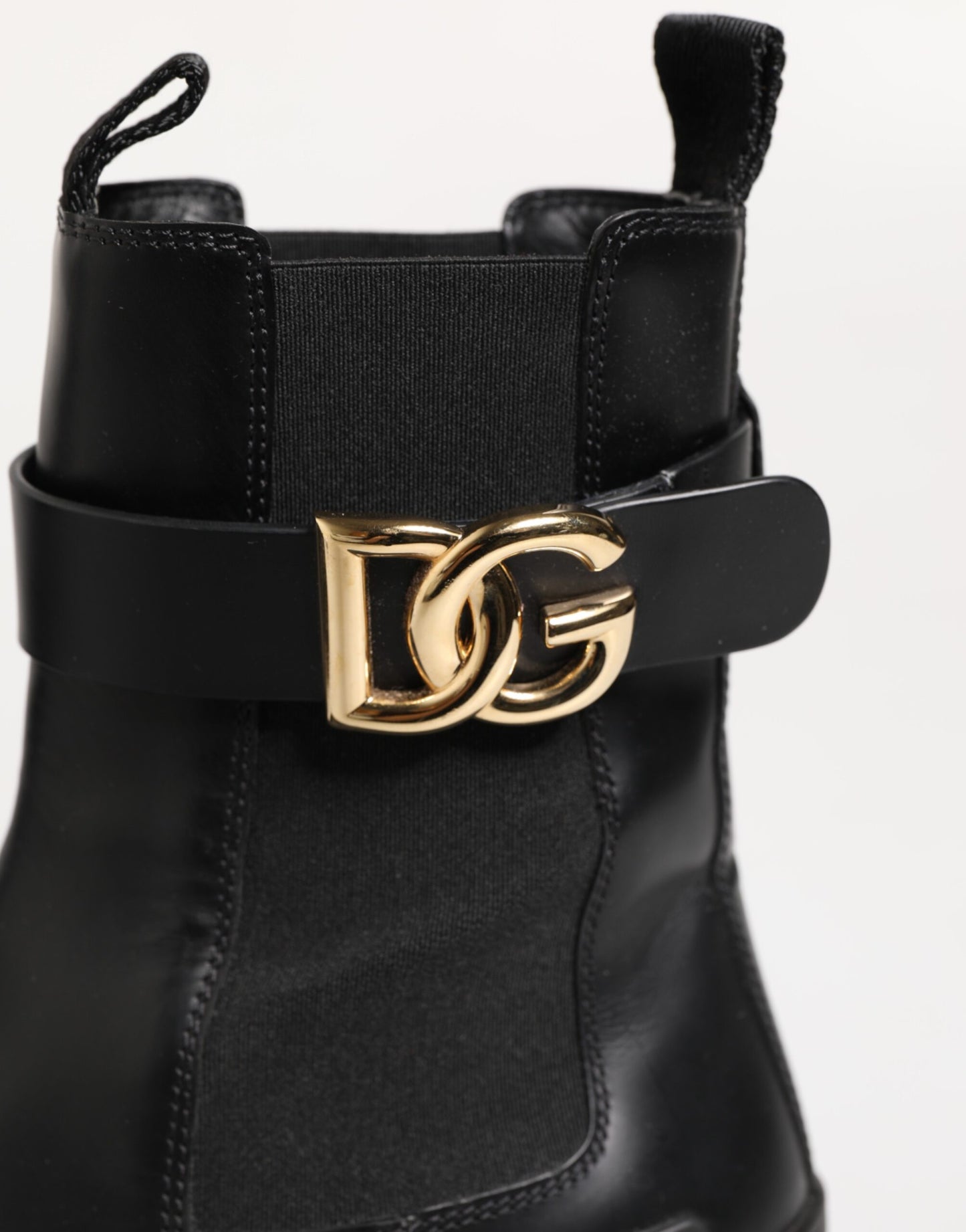 Black Gold DG Logo Trekking Calf Boots Shoes