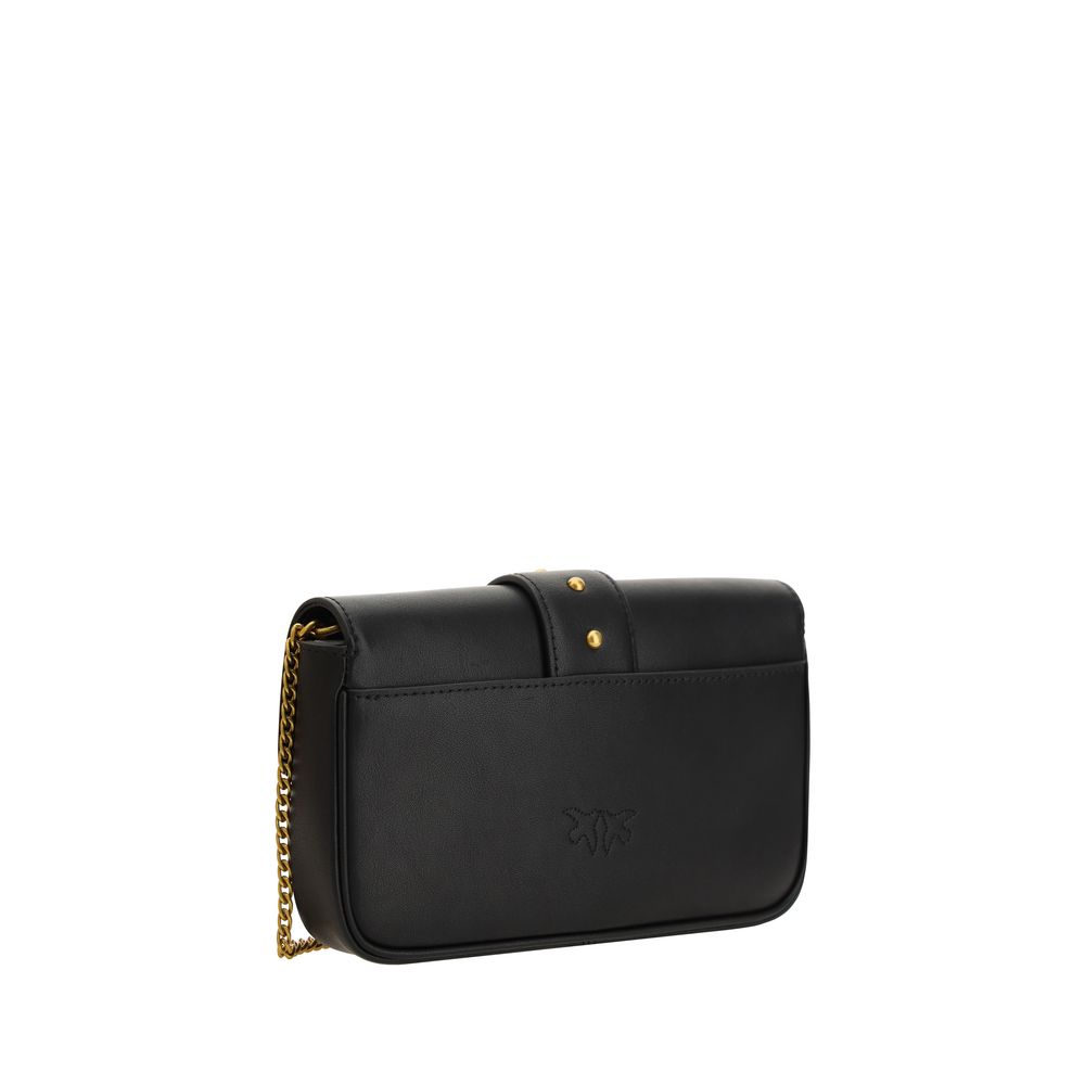 Black Calf Leather Bos Taurus Shoulder Bag