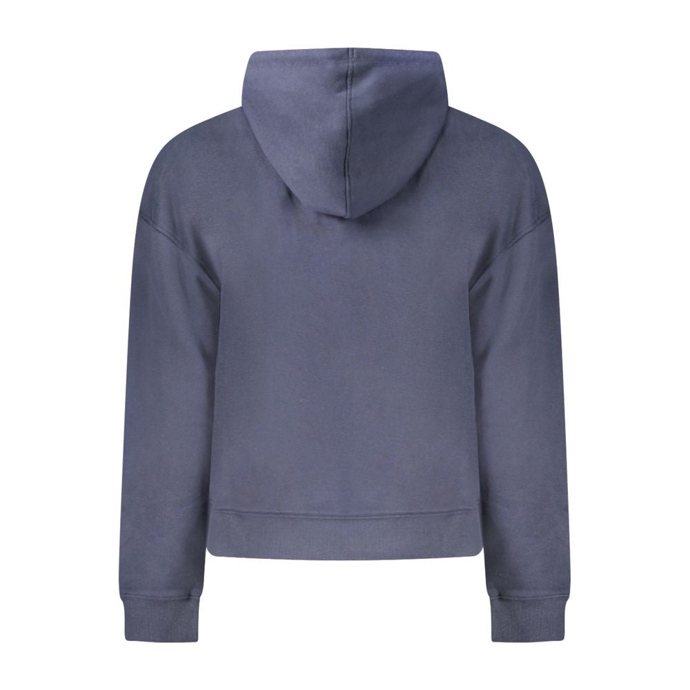 Blue Cotton Women's Hoodie