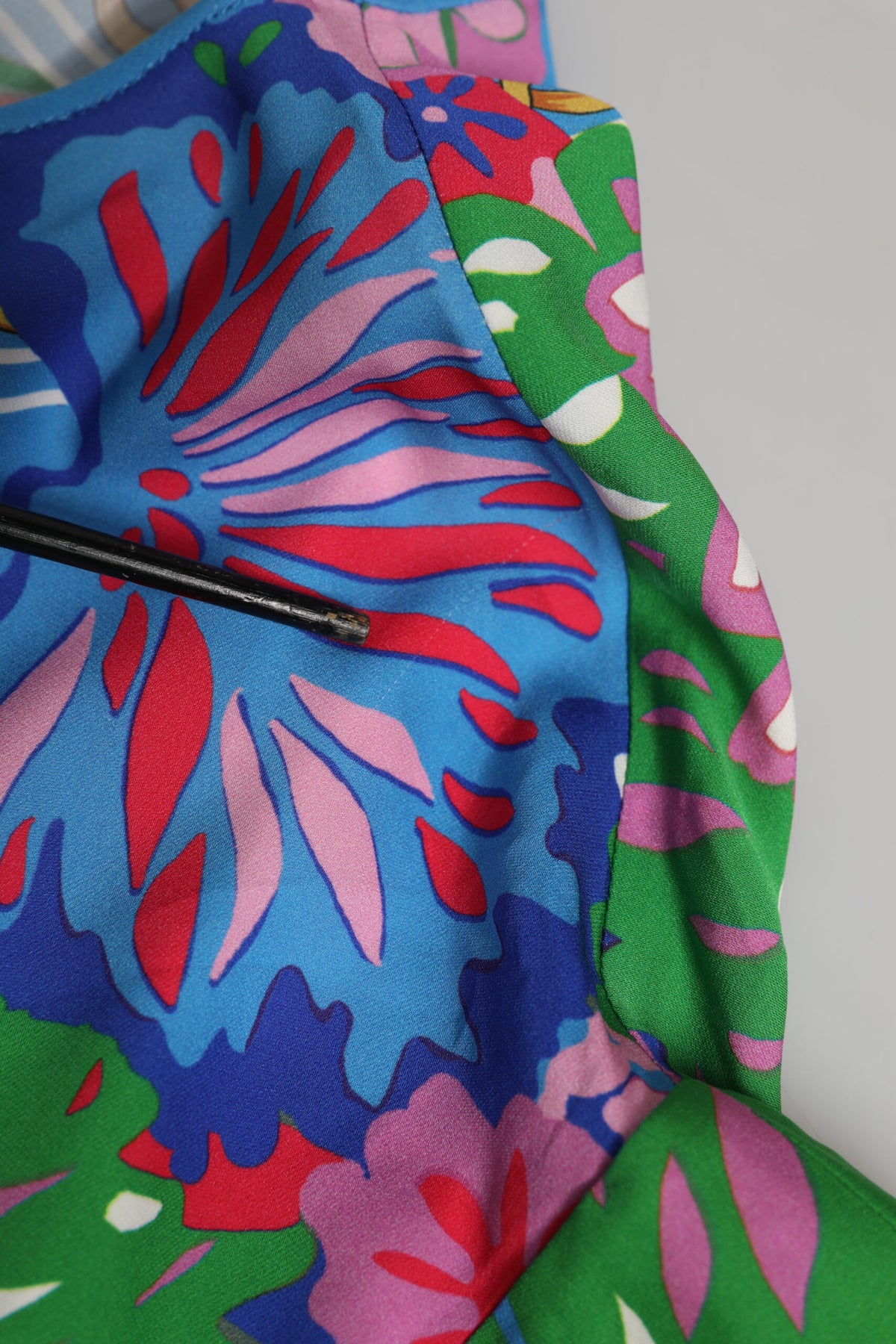 Multicolor Floral Printed Tunic Blouse Top