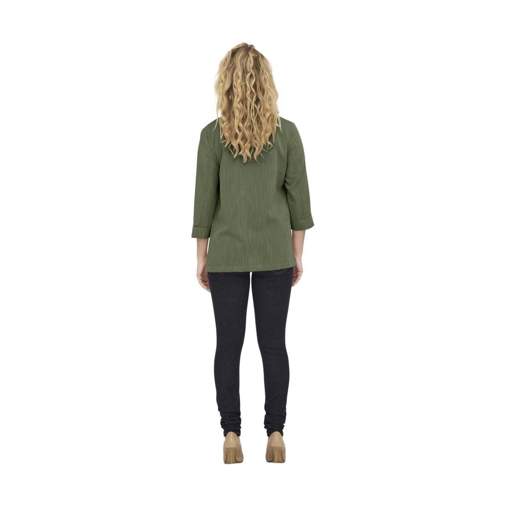 Green Viscose Blazer