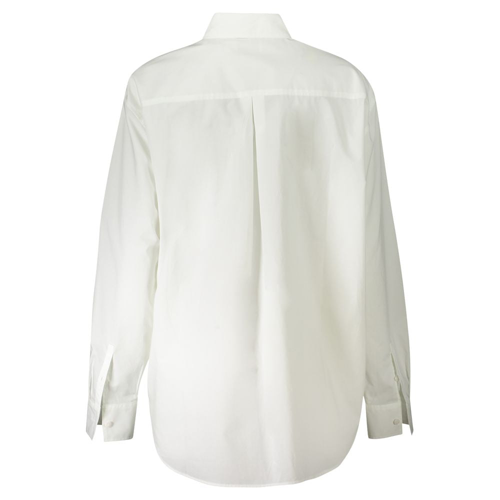 Bianco Cotton Woman Shirt