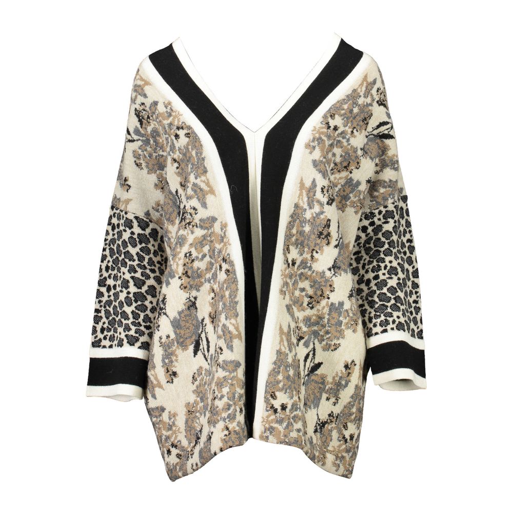 Beige Acrylic Women Sweater