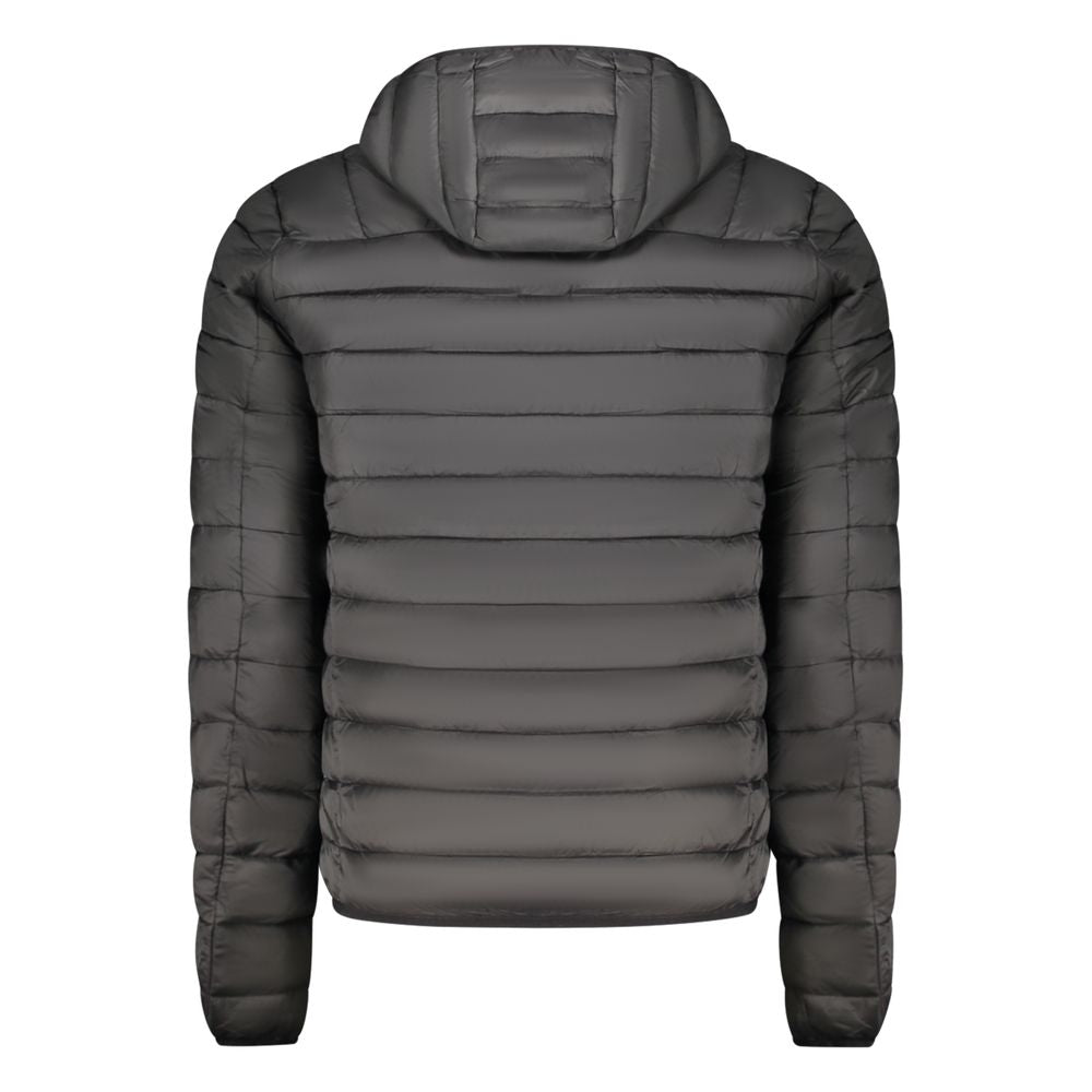 Black Polyester Light Jacket