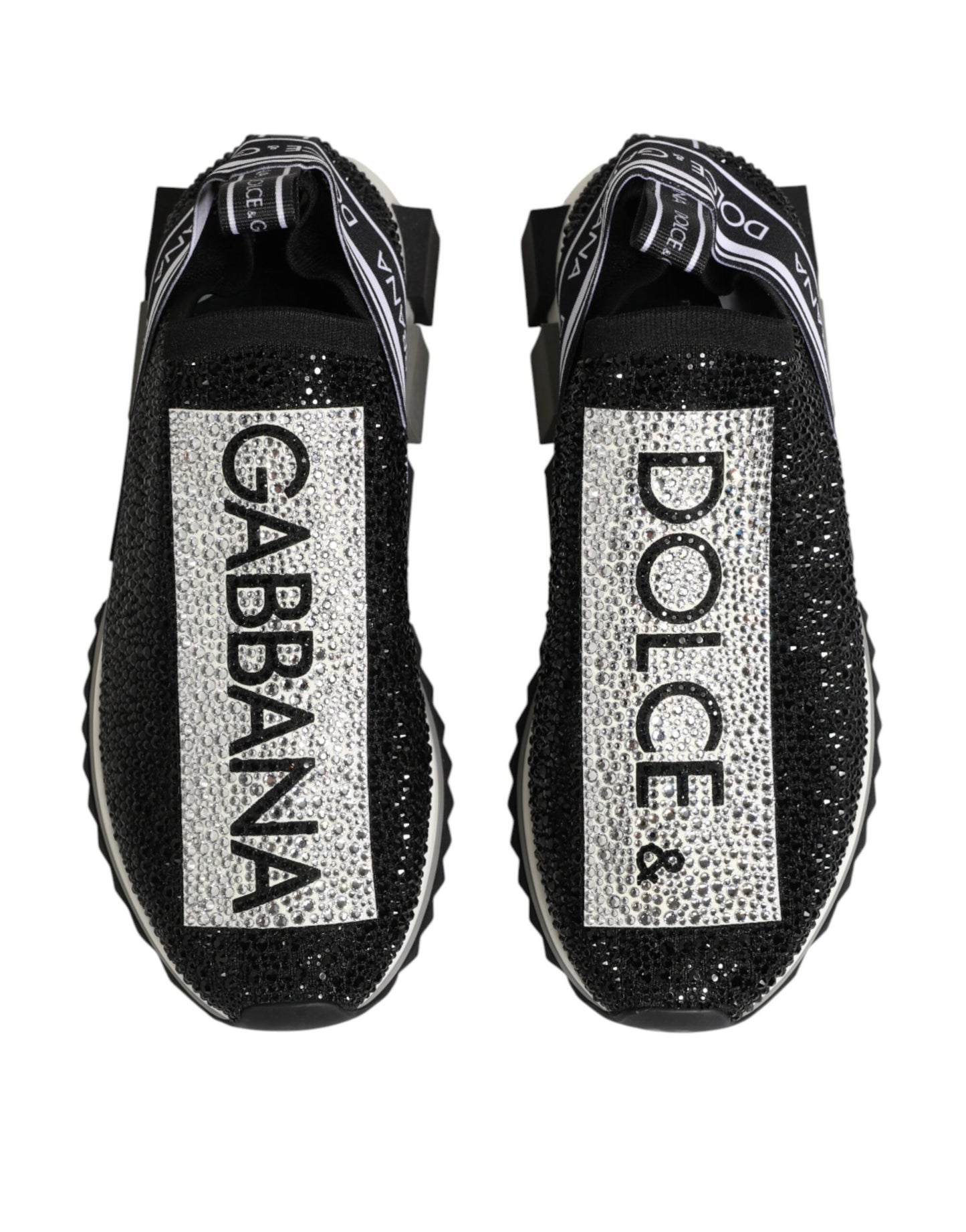 Black Silver Slip On Sorrento Sneakers Shoes
