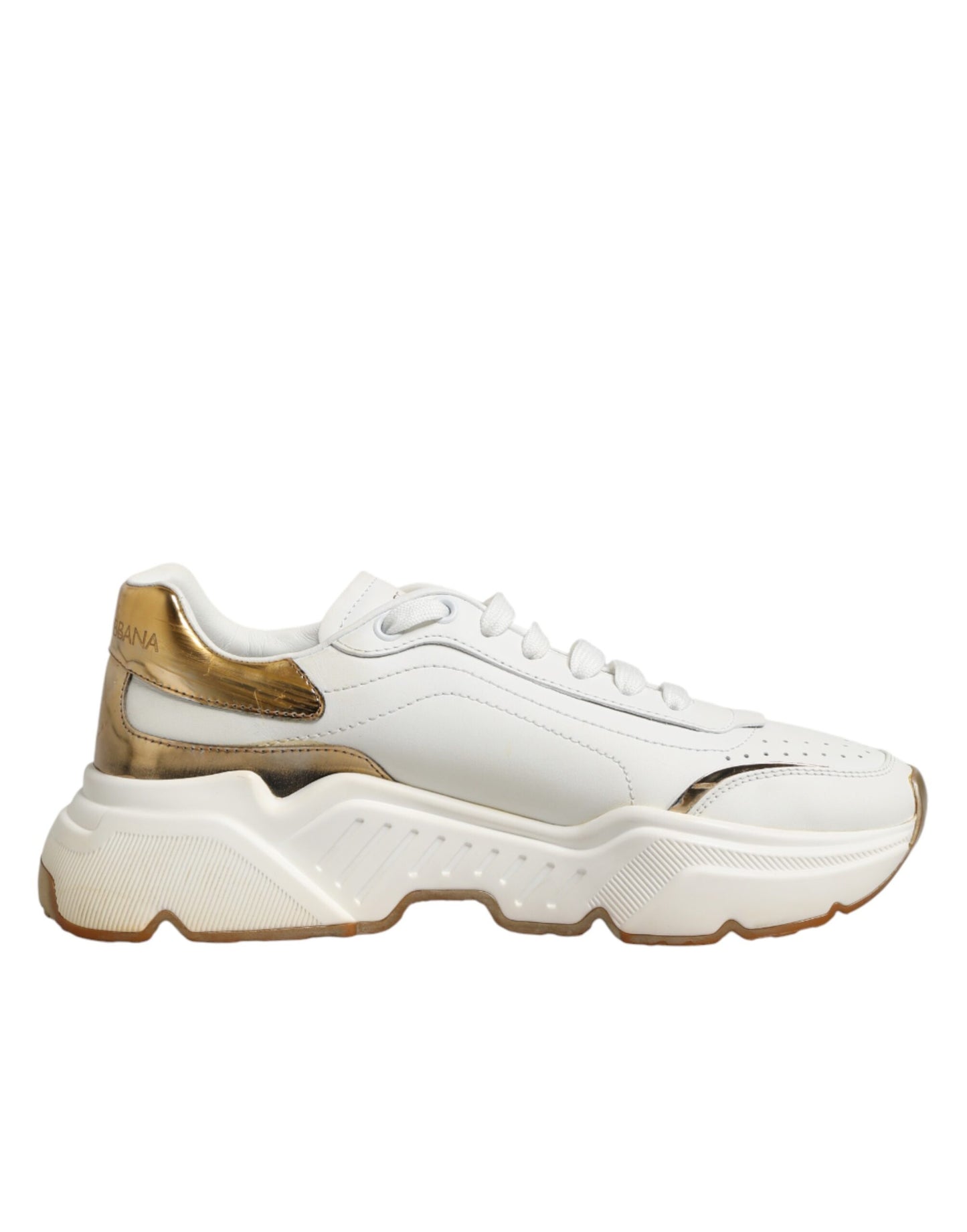 White Gold Daymaster Low Top Sneakers Shoes