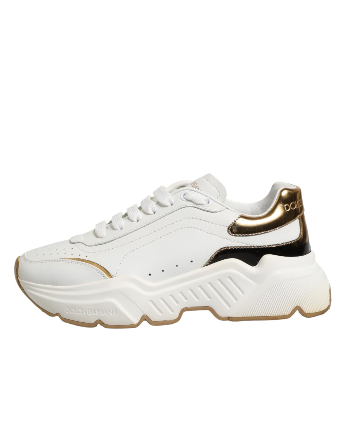 White Gold Daymaster Low Top Sneakers Shoes