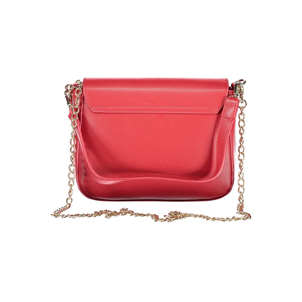 Rosso Polyurethane Women's Bag With Removable Shoulder Strap