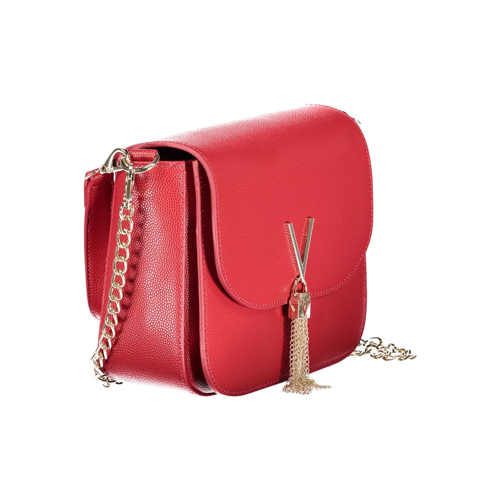 Rosso Polyurethane Women's Bag With Removable Shoulder Strap