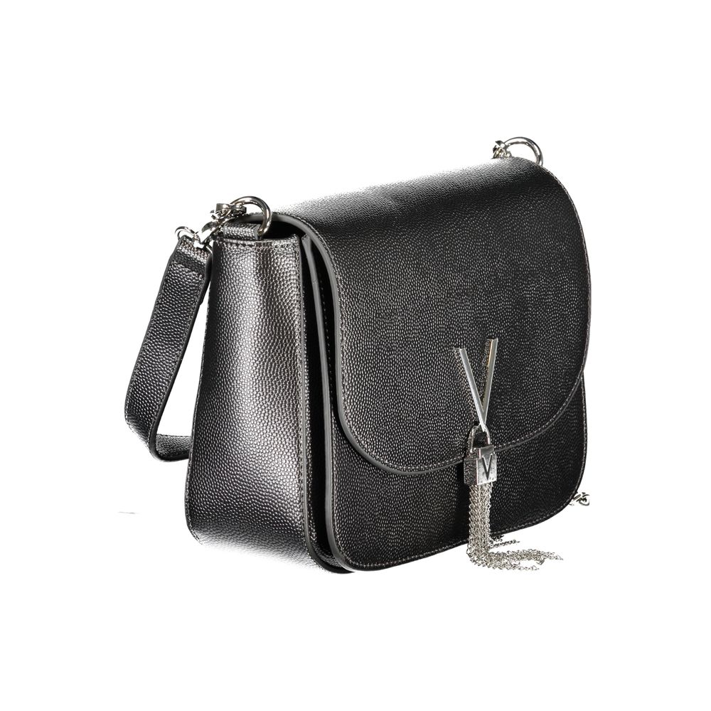 Grey Polyurethane Women's Bag