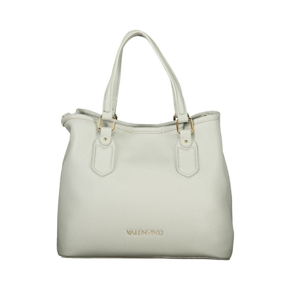 Gray Polyurethane Women's Bag