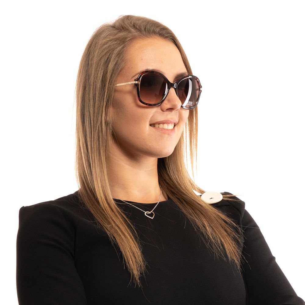 Brown Metal & Plastic Sunglasses