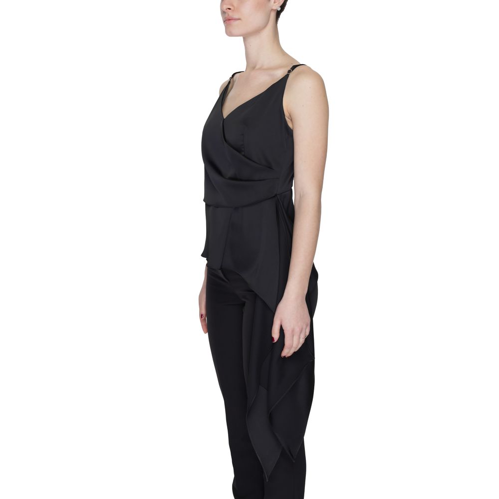 Black Polyester Top
