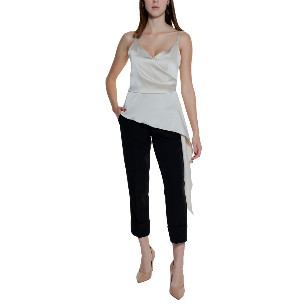 Beige Polyester Top