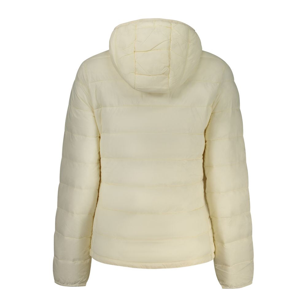 White Polyester Women's Jacket