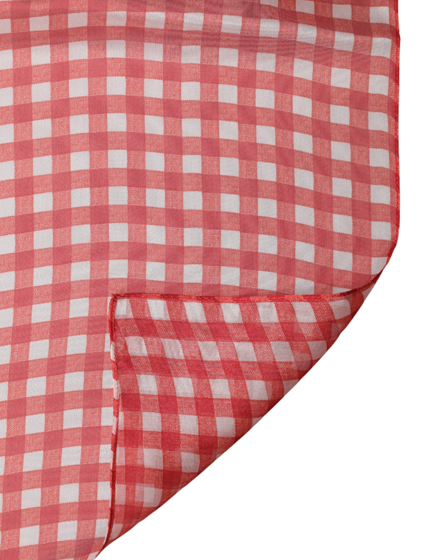 Red Checkered Plaid Neck Wrap Shawl Scarf