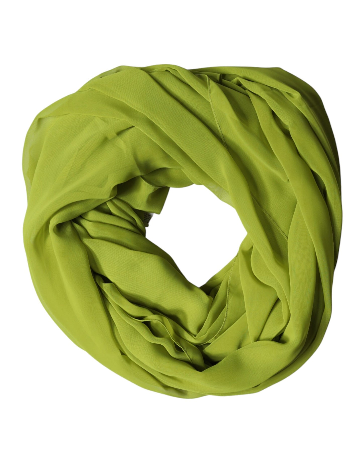 Green Polyester Stole Neck Wrap Shawl Scarf