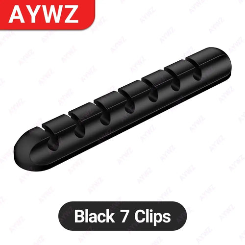 Adhesive Cable Holder Clips Cord Management Wire Organizer for Desktop