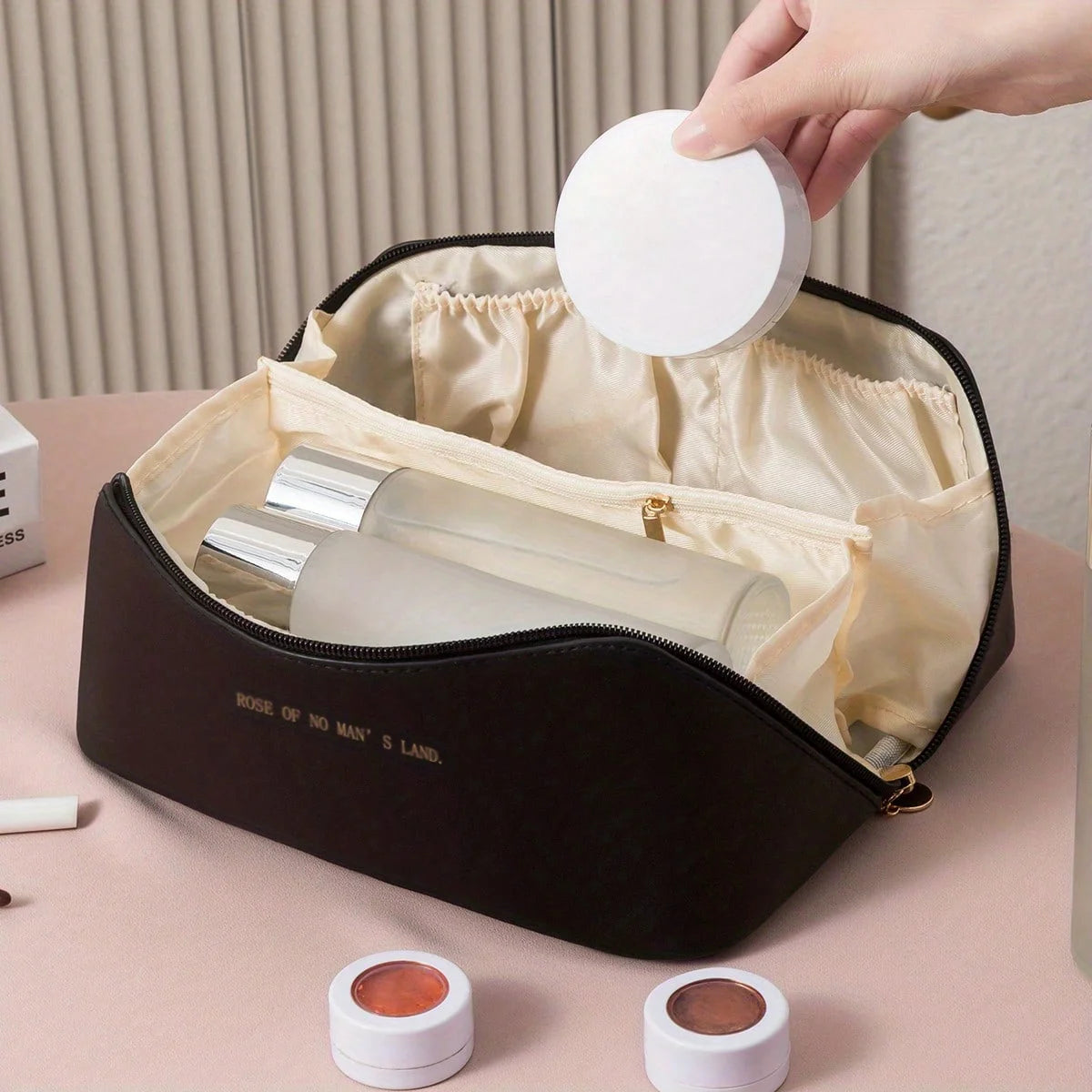 Makeup Organizer Female Toiletry Kit Bag Make Up Case Storage Pouch